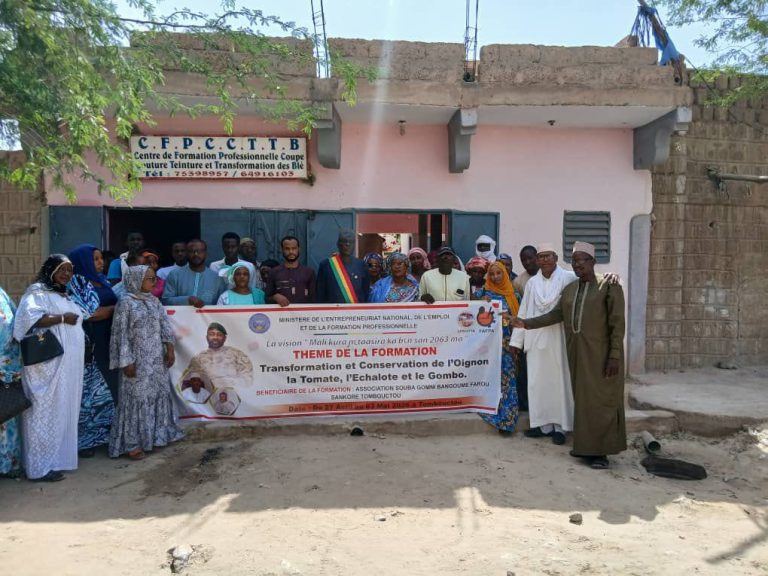 Le FAFPA apporte sa contribution pour la formation des membres l’Association «Souba Gomni», Bangoumé Farou de la commune urbaine de Tombouctou
